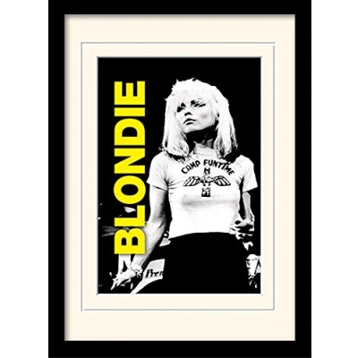 Image of Blondie Live Mounted &amp; Framed 30 x 40cm Print, MDF, Multi Colour, 42 32 2.4 cm