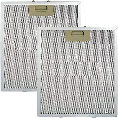 Image of SPARES2GO Metal Grease Filter compatible with Howdens Lamona LAM2543 Cooker Hood (320mm x 270mm, Pack of 2)