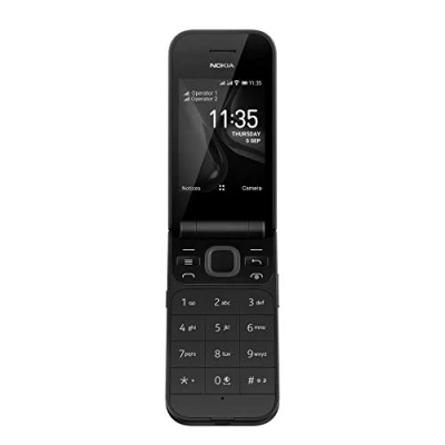 Image of Nokia 2720 2.8 Inch 4G UK SIM Free Feature Phone with Google Assistant (Single SIM) Black
