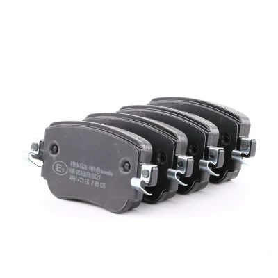 Image of 2K5698451C, 7N0698451B, 7N0698451D brake pad set BREMBO P 85 135 excl. wear warning contact with caliper screws without accessories