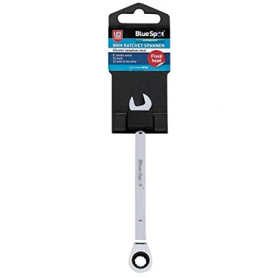 Image of Bluespot 8mm Chrome Vanadium Ratchet Spanner Fixed Head