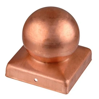 Image of CONNEX HV4298 Post caps Copper 70x70mm with Ball, 70 x mm