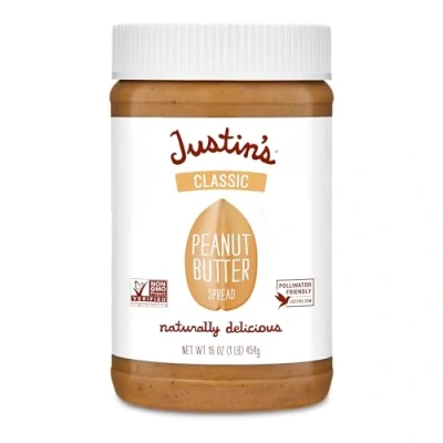 Image of Justin&#039;s Nut Butter, Classic Peanut All Natural, 16 oz (454 g)
