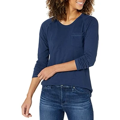 Image of Dickies Women&#039;s Long Sleeve Cooling Temp iq Performance T Shirt, Dynamic Navy V1, XL