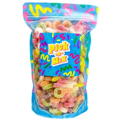 Image of Sour Dummies Fizzy Dummy Gums Fruit Flavour Multicolour Pick n Mix Sweets Sweet Treat Gifting Co.