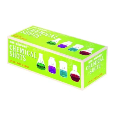 Image of Bar Bespoke Chemical Shot Glasses 4 Pack