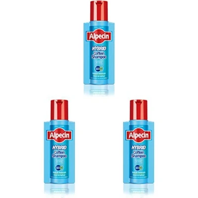 Image of Hybrid Alpecin Caffeine Shampoo 250 ml (Pack of 3)