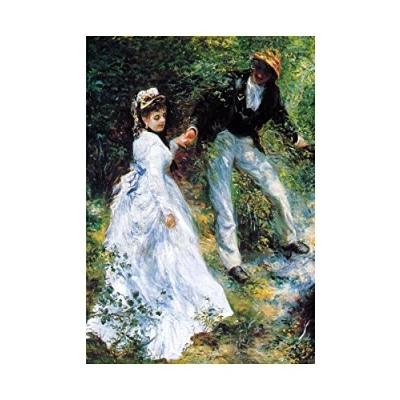 Image of Wee Blue Coo Painting Renoir Walk Old Master Wall Art Print