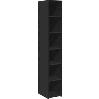 Image of vidaXL Highboard Black 30x41x185 cm Engineered Wood