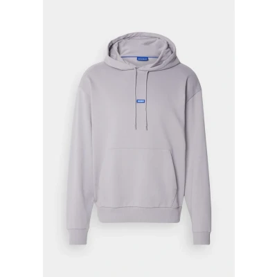 Image of HUGO Nalonso Hoodie, Men&#039;s, Size: Large, Open grey