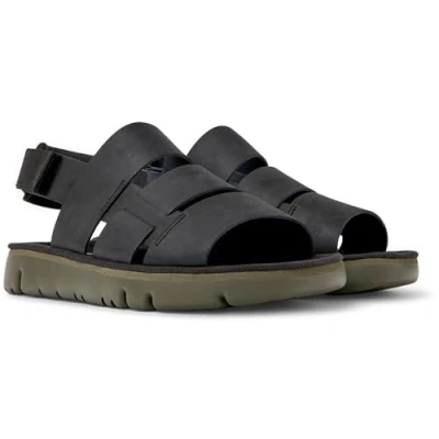 Image of Camper Oruga Sandals, Men&#039;s, Size: 7, Schwarz Leather