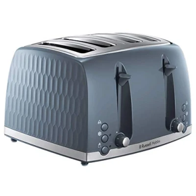 Image of Russell Hobbs Honeycomb 4 slice(s) Grey