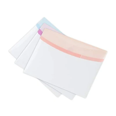 Image of Tarifold Fr 510199 Pack of 6 Plastic Envelopes with Scratch Closure A5 Colour Dream, Assorted Pastel