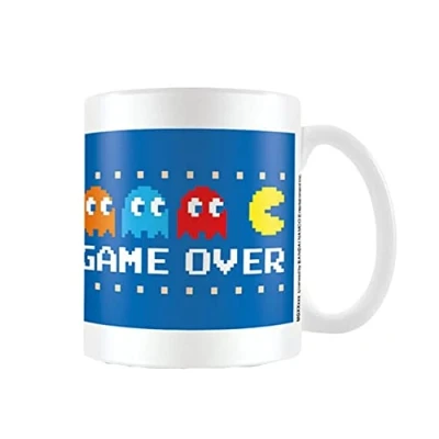 Image of Pyramid International MG26325 Pac Man (Game Over) Coffee Mug, Ceramic, 11 oz, White