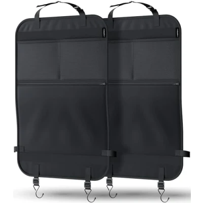 Image of LIONSTRONG Kick Mats Back Seat Car Organiser Waterproof and Stain Resistant Protectors (2 SET)
