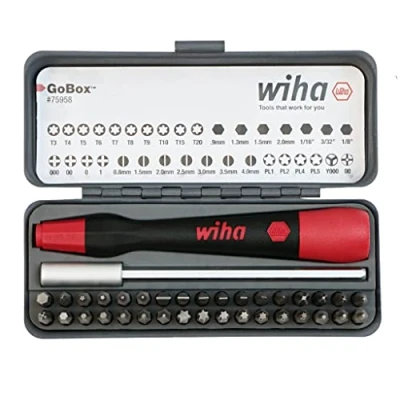 Image of Wiha 75958 36 Piece GoBox Precision Micro Bit Set