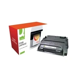 Image of Q Connect Compatible Solution 42A Black LaserJet Toner Cartridge Q5942A