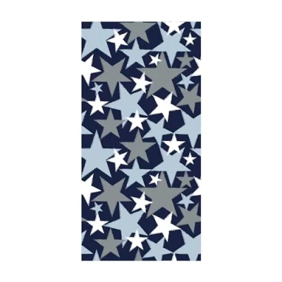 Image of Eurowrap Blue Stars Tissue Paper 5 Pack Mens Birthday Father&#039;s Day Gift Wrap Approx 50cm x 70cm