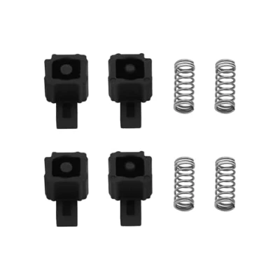 Image of ECSiNG 2 SETs Plastic Lock Buckle With Springs Latch Compatible Nintendo Switch NS Joy Con Controller Slider