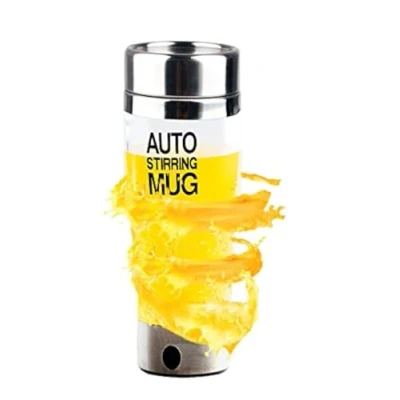 Image of Mengshen Self Stirring Mug Portable Multipurpose Mixer Auto Mixing Coffee Tea Cup Protein Shaker Double Insulated Electric, A037