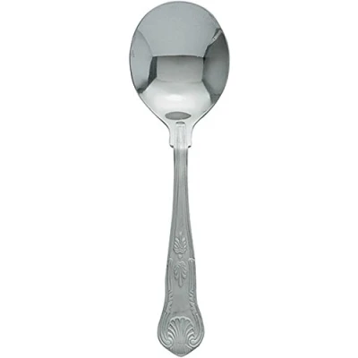 Image of 12 x Kings Soup Spoon, Cutlery, Dozen Spoons, Stainless Steel 18/0