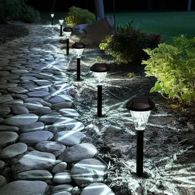 Image of GIGALUMI 10 Pack Solar Lights Outdoor Waterproof,New Upgraded for Outside,Solar Garden Lights,Solar Patio,Lawn,Yard and Landscape