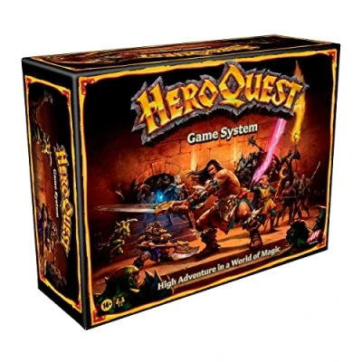 Image of Avalon Hill HeroQuest Game System, Fantasy Miniature Dungeon Crawler Tabletop Adventure Game, Ages 14 And Up 2 5 Players