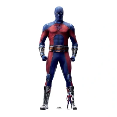 Image of Star Cutouts Atom Smasher Noah Centineo Black Adam Lifesize Cardboard Cutout With Mini