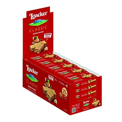 Image of Loacker Napolitaner Wafers 45 g (Pack of 25)