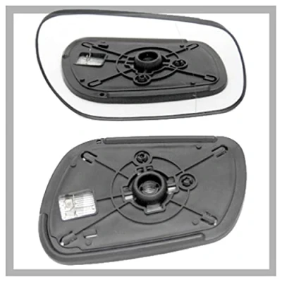 Image of Fits Mazda 3, For 2003 to 2008 Heated Base Convex Wing Mirror RIGHT HAND (UK Driver Side)