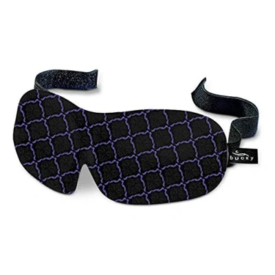 Image of Bucky 40 Blinks No Pressure Printed Eye Mask for Travel &amp; Sleep, Lattice, One Size