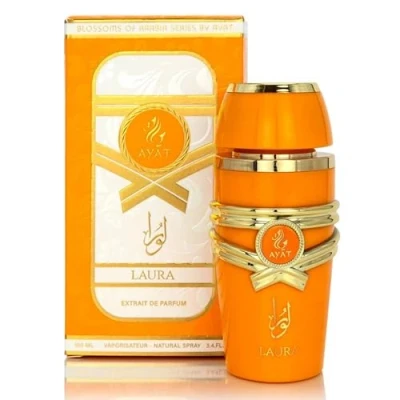 Image of Laura Eau de Parfum by Ayat Perfumes Luxurious and Captivating Fragrance for Women Spicy, Floral, Woody Notes Long Lasting Perfume Premium All Occasions
