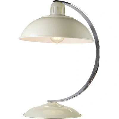 Image of Franklin 1 Light Desk Lamp Oyster White, E27