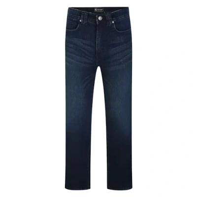 Image of Mens Plus Size Jeans Straight Leg Classic Designer Fit Cotton Heavy Duty Denim Pants for Men 58 Waist 32 Inside