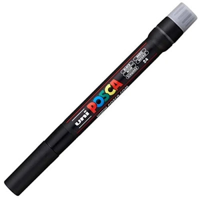 Image of Uni Ball Posca PCF 350 Marker 8mm Brush Tip Black