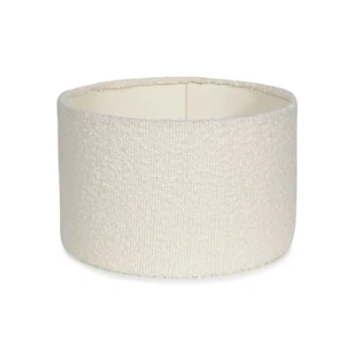 Image of Modern Cream Boucle Cylinder Ceiling Pendant Lampshade/Table Lamp Drum Light Shade Small