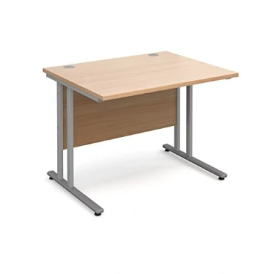 Image of BiMi 1000 x 800 Rectangular Straight Desk Beech