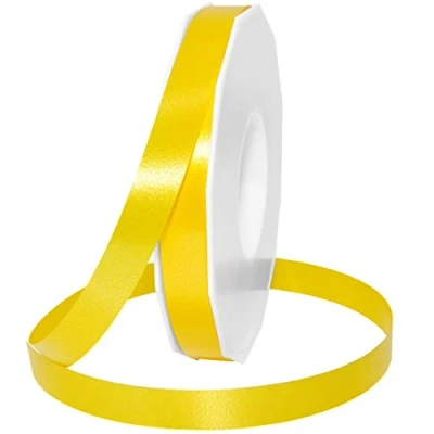 Image of C.E. Pattberg Präsent 15 mm 91 m Ribbon Curling America, Yellow