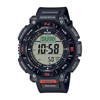 Image of Casio Men Digital Tough Solar Watch with Urethane Strap PRG 340 1CR