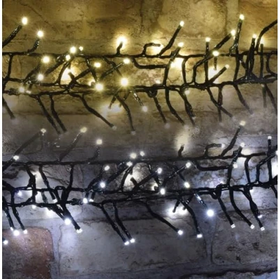 Image of Lyyt LED Cluster String Lights with Energy Saving Timer &amp; Control 14 Metres of Dual Colour WW CW