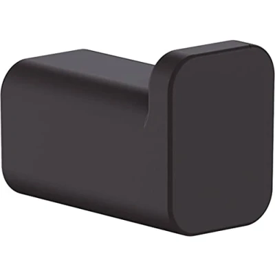 Image of hansgrohe AddStoris Towel hook, matt black, 41742670
