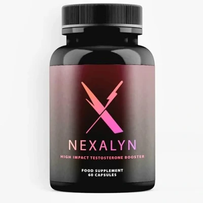 Image of Nexalyn High Impact Testosterone Booster Food Supplement, 60 Capsules