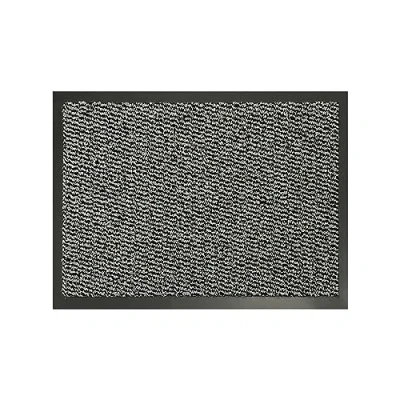 Image of KAV Washable Door Mat Dirt Trapper Durable Non Slip Mats Indoor Perfect Dust Absorbent Rug for Home, Kitchen, Office (40x60) cm, (1.31 x 1.97) ft Grey