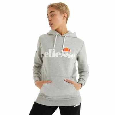 Image of ellesse Women&#039;s Torices Hoodie,Grey Marl,XL/16(Manufacturer Size: 44)