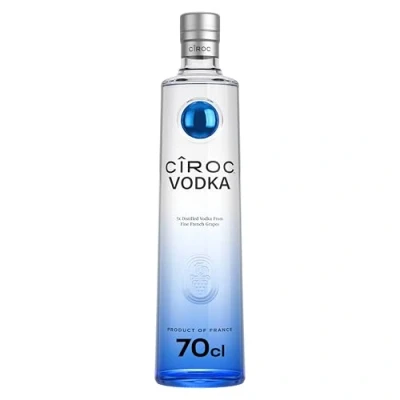 Image of Ciroc Premium Vodka 40% Vol 70cl Exceptionally Smooth Delicious Citrus Taste Made From Fine French Grapes Sipping Also Cocktails Distilled 5 Times