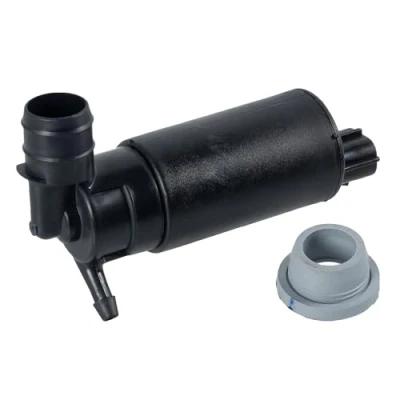 Image of 8533005030, 8533005031 Windshield Washer Pump BLUE PRINT ADT30302 12V with seal ring TOYOTA: Yaris I Hatchback, Corolla IX Hatchback