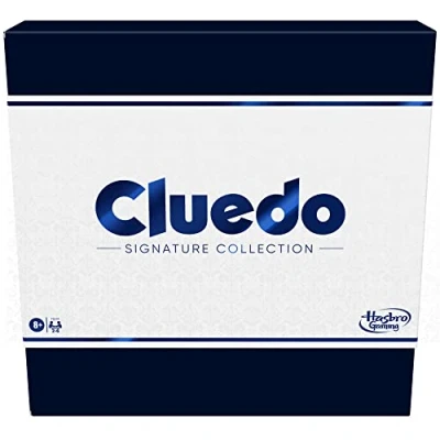 Image of Hasbro Gaming Clue Signature Collection Family Board Game for 2 6 Players, Premium Packaging and Components, Ages 8+