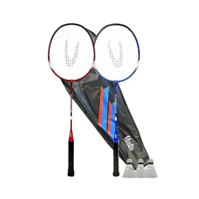 Image of UWIN 2 Player Badminton Racket Set, inc Carry Case &amp; Shuttles