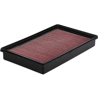 Image of K&amp;N Replacement air filter compatible with Ford Edge 2.0 D, 2.7. 3.5 / Fusion 1.5, 1.6, Turbo, 2.5 Galaxy Mondeo V (ex. Hybrid) S Max 2013 (33 5000), Heather Red
