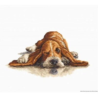 Image of Luca S Cross Stitch Kit, Cotton, Multicoloured, 28,5x15,5cm